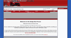 Desktop Screenshot of dodgedartforumz.com