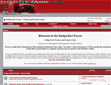 Tablet Screenshot of dodgedartforumz.com